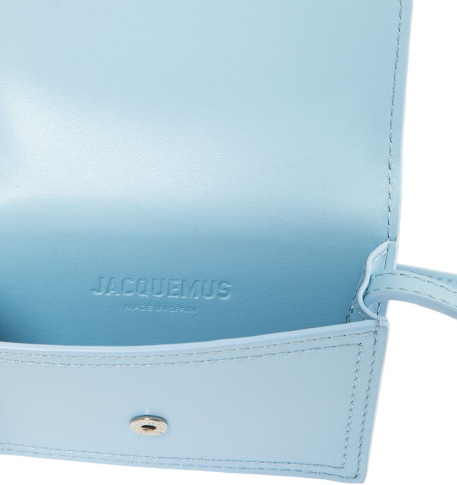 Jacquemus Le Porte Azur Strap Wallet In Blue