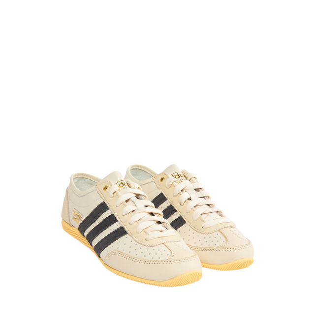 Image 2 of 5 - NEUTRAL - ADIDAS Japan Decon Sneaker featuring regular fit, laces, leather upper and rubber outsole. 
