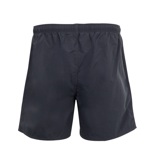 Image 2 of 3 - NAVY - OUR LEGACY Drape Tech Trunks featuring attached mesh lining, elastic waistband with interior drawstring closure, side slant zipper pockets and ripstop fabric. 100% polyester. Made in Italy. 