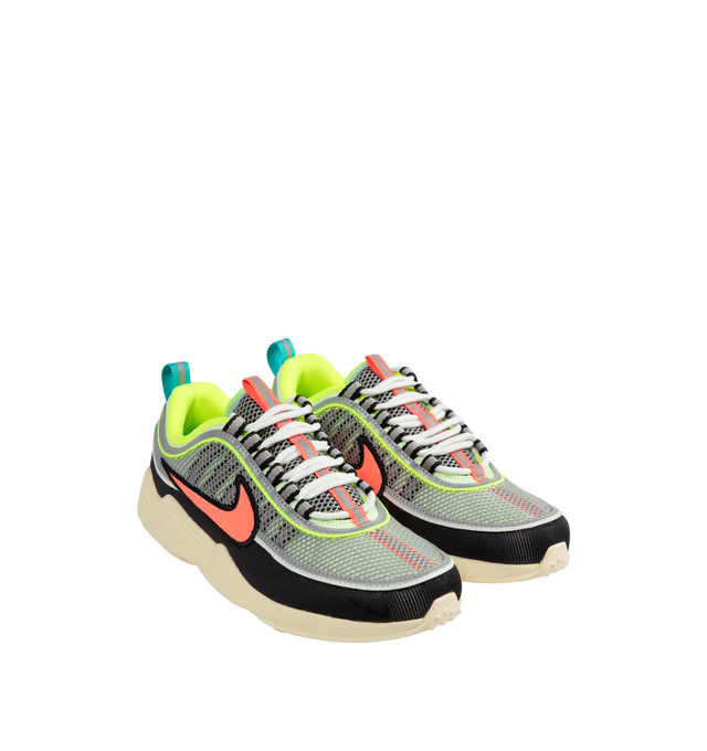 Image 2 of 5 - MULTI - NIKE Air Zoom Spiridon Sneaker featuring the iconic running silhouett, design lines that reference Y2K running culture, wrapped in modern colorways, breathable upper combines mesh and textile, Zoom Air cushioning, foam midsole and rubber outsole. 
