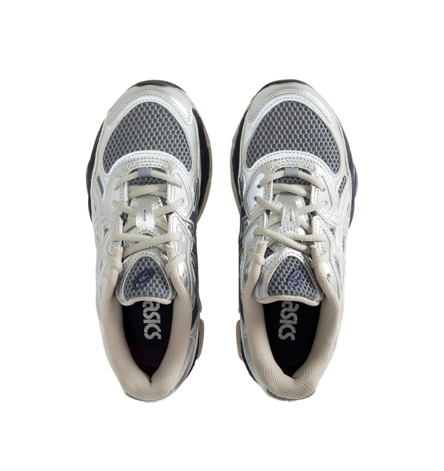 Image 5 of 5 - SILVER - Asics X Billy Gel-NYC Sneakers (Mens) are a lace-up style with GEL-CUMULUS 16 tooling with lightweight foam and GEL technology inserts.  