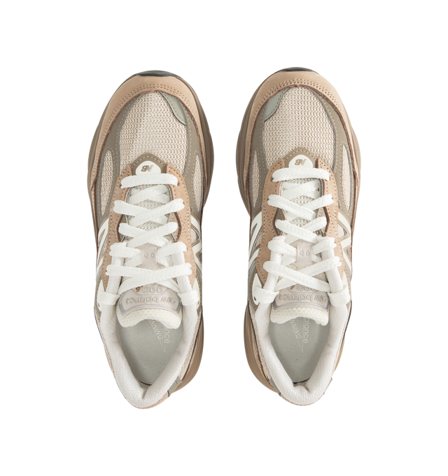 Image 5 of 5 - NEUTRAL - NEW BALANCE Made in USA 990V6 Sneaker featuring a mixture of mesh, leather and suede up top, FuelCell foam, ENCAP cushioning, branded details and rubber outsole. 