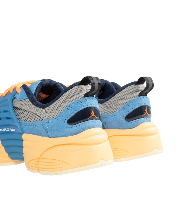 Image 3 of 5 - BLUE - JORDAN Trunner O/S SP Sneaker featuring plush tongue and collar, molded plastic support wings midfoot, foam midsole and rubber outsole. 
