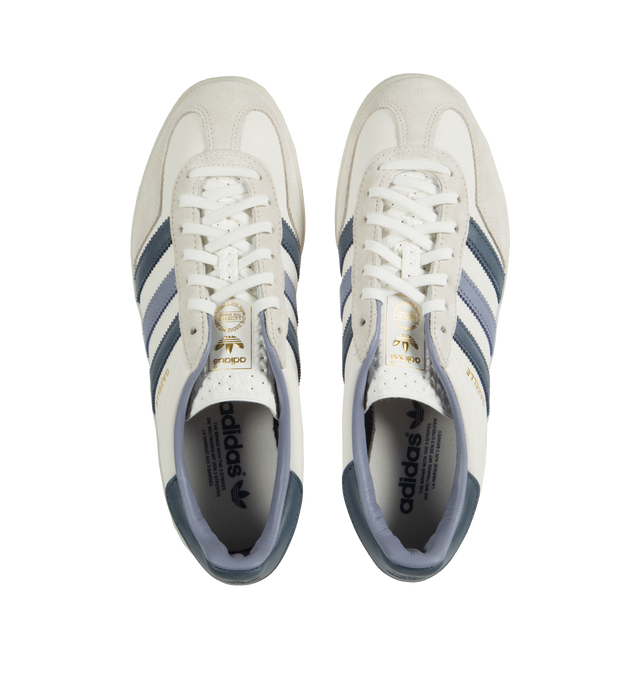 Image 5 of 5 - WHITE - ADIDAS Gazelle Indoor Sneaker featuring regular fit, lace closure, leather upper, leather lining and rubber outsole. 