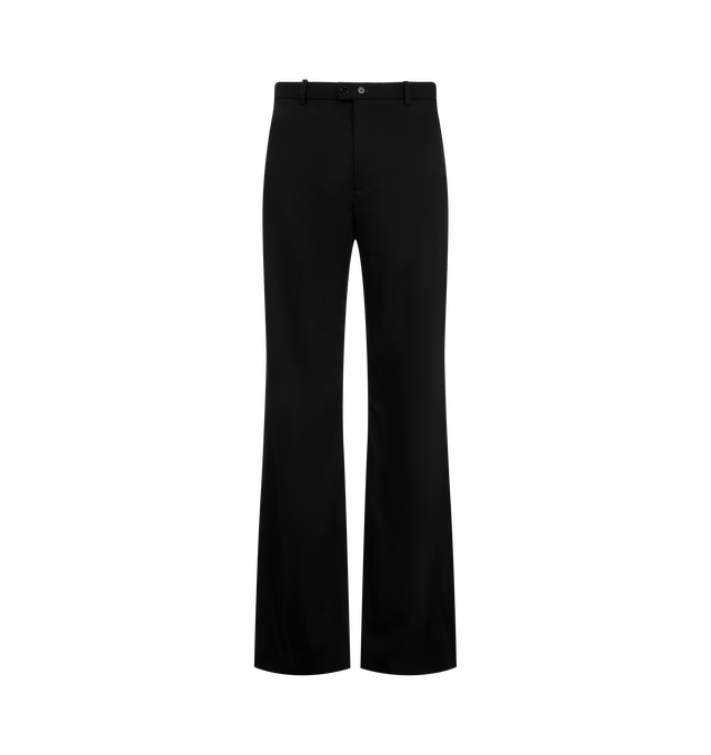Image 1 of 3 - BLACK - Jil Sander Men's Wool Trouser 259 AW 30 are crafted from premium virgin wool and feature a tailored silhouette. The smooth wool fabrication provides structure, comfort, and lasting wear. Main Material: 100% Virgin Wool. Made in Italy. 