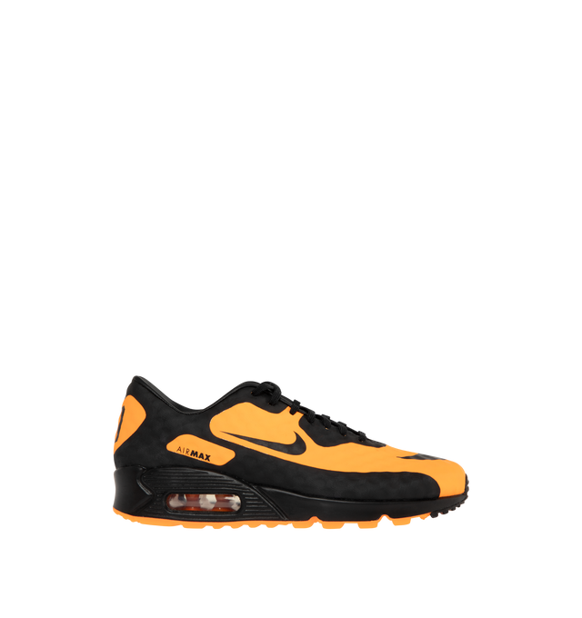Image 1 of 5 - ORANGE - NIKE Air Max 90 "Hypervenom" Sneaker featuring Mad 90 Pack with four Air Max 90 designs inspired by classic Nike soccer cleats,  "Hypervenom" capsule, foam midsole and rubber outsole. 