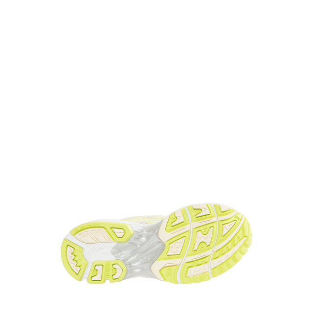 Image 4 of 5 - WHITE - Asics GEL-Kayano 14 Sneakers are lace-up style with rip-stop underlays, GEL cushioning, and TRUSSTIC support system. Unisex style in men's sizing. 