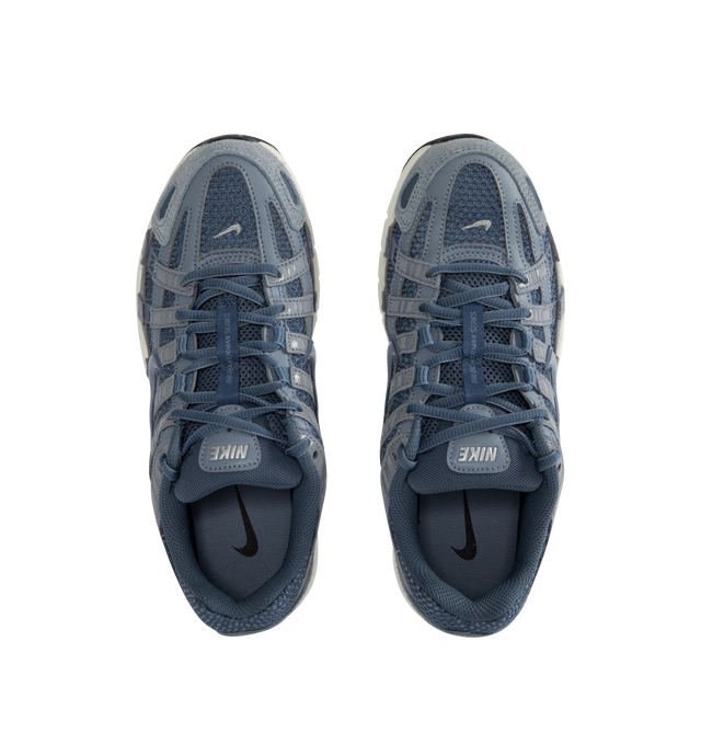 Image 5 of 5 - BLUE - NIKE P-6000 SE Sneaker featuring airy mesh upper has textile and synthetic overlays for added structure, cushioned insole delivers a comfortable underfoot feel and rubber outsole provides durable traction. 