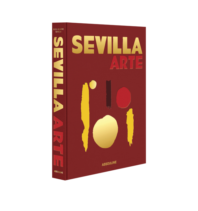 Image 1 of 5 - RED - ASSOULINE Sevilla Arte by Author Paul-Maxime Koskas. Linen hardcover book with 312 pages featuring over 200 illustrations. Language: English. Dimensions: W 10 x L 13 x D 1.5. Sevilla Arteencapsulates the vibrant essence of Sevilla, showcasing its rich culture of flamenco, bullfights, and devotion. This sun-drenched city exudes a sovereign spirit, reflected in its majestic horses and breathtaking churches. From the fervor of Semana Santa processions to the passion of Sevilla Ftbol Club's 
