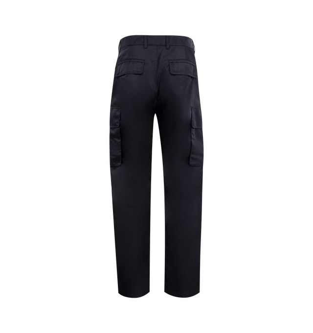 Image 2 of 3 - NAVY - Givenchy Cargo Pants have a button and zip closure with side pockets, 2 front flap cargo pockets, and 2 back pockets. 100% cotton.  