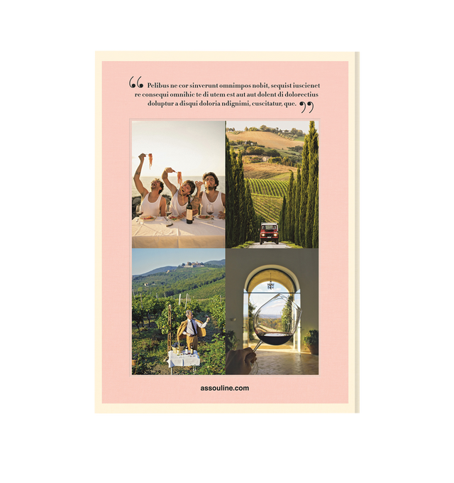 Image 3 of 5 -  - Assouline Books Assouline Wine & Travel Italy by Enrico Bernardo. Linen hardcover book with 304 pages featuring over 200 illustrations. Language: English. Dimensions: W 10 x L 13 x D 1.5. R. Italy's wines, shaped by centuries of history and diverse terroirs, offer an ever-changing journey through its vineyards, from legendary Barolos to hidden treasures. In Wine & Travel Italy, renowned sommelier Enrico Bernardo takes readers on an enchanting tour of Italys wine regions, highlighting iconi 