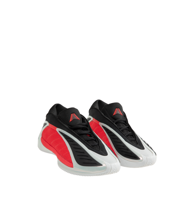 Image 2 of 5 - RED - ADIDAS Anthony Edwards 2 Sneaker featuring regular fit, laces, textile and synthetic upper, textile sockliner, LIGHTSTRIKE midsole, BOOST technology and rubber outsole. 
