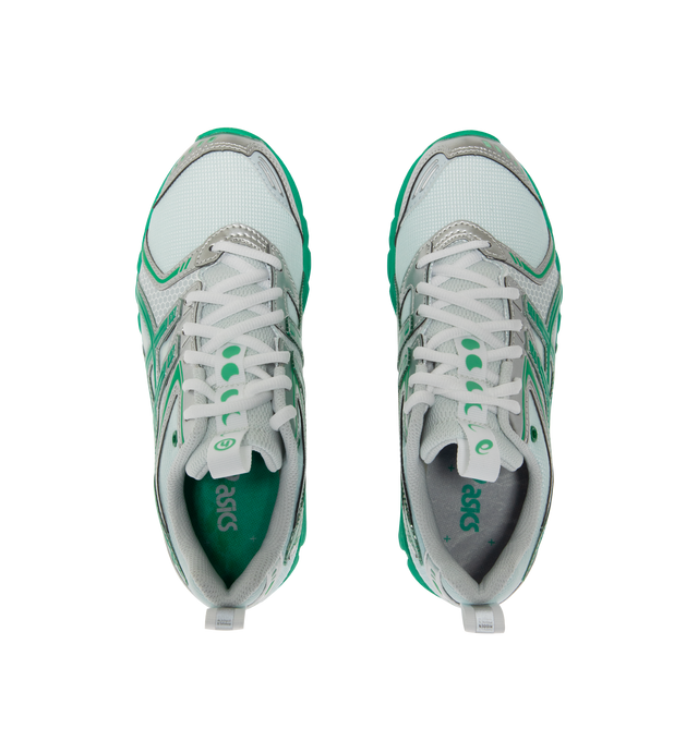 Image 5 of 5 - GREEN - ASICS GEL-DS TRAINER 14 Sneaker featuring breathable mesh underlays, TRUSSTIC support system, rearfoot GEL technology and rubber outsole. 