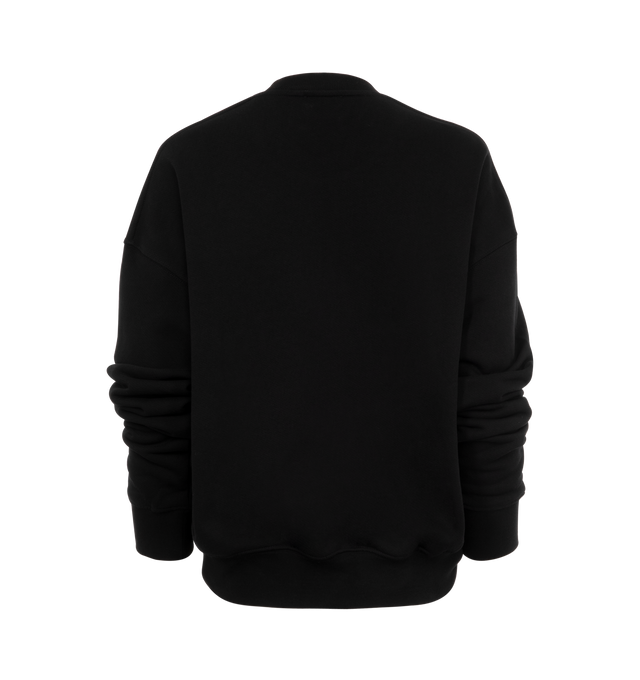 Image 2 of 2 - BLACK - WARDROBE.NYC simple unisex knit made from Merino wool yarn is technically finished to be soft, crease-resistant and breathable. Italian yarn - 100% Merino wool. Made in Italy. 