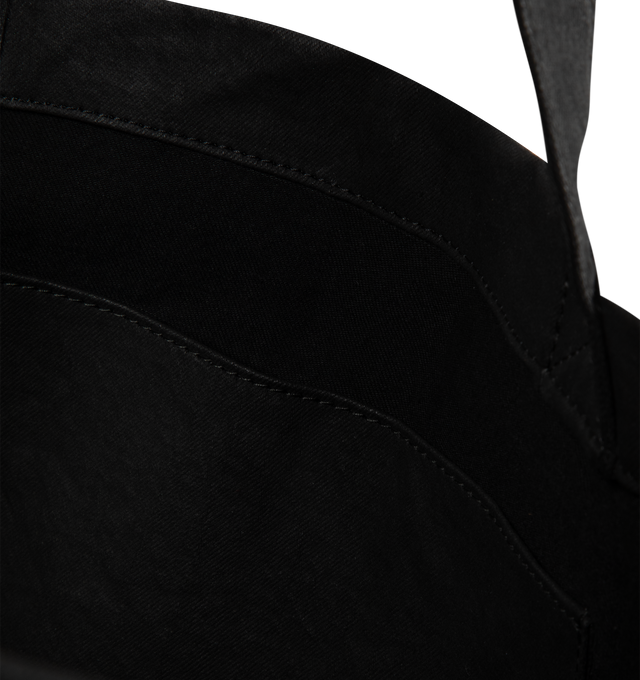 Image 3 of 3 - BLACK - DRKSHDW Canvas Tote Bag featuring tote bag in durable canvas with top handles, open top, spacious main compartment and reinforced stitching. 100% cotton. 