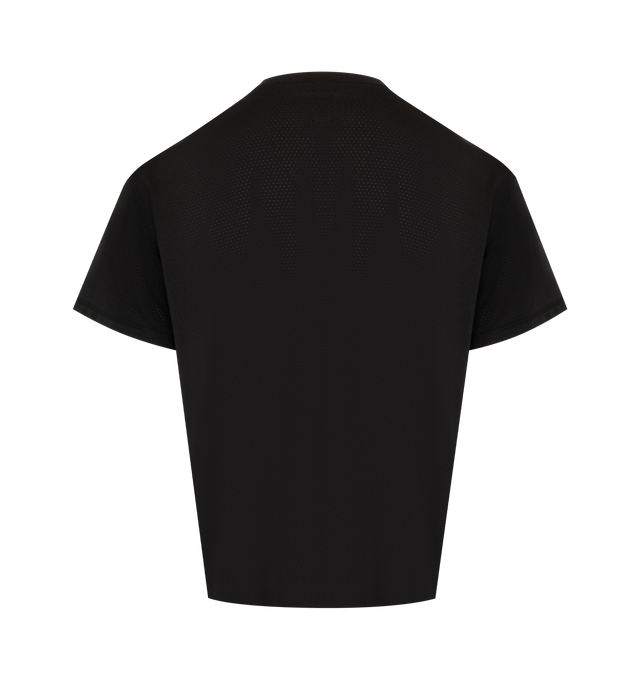 Image 2 of 2 - BLACK - GALLERY DEPT. Active Fitness T-Shirt featuring crew neck, boxy fit, short sleeves and logo on chest. Cotton.  