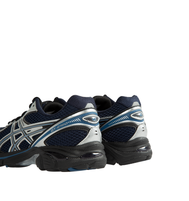 Image 3 of 5 - BLACK - ASICS GT-2160 Sneaker pays homage to the technical design language from the GT-2000 series in the early 2010s, segmented midsole structure and GEL technology inserts for advanced cushioning underfoot. This combination creates an industrial aesthetic that's met with advanced cushioning properties. Imported from Cambodia. 