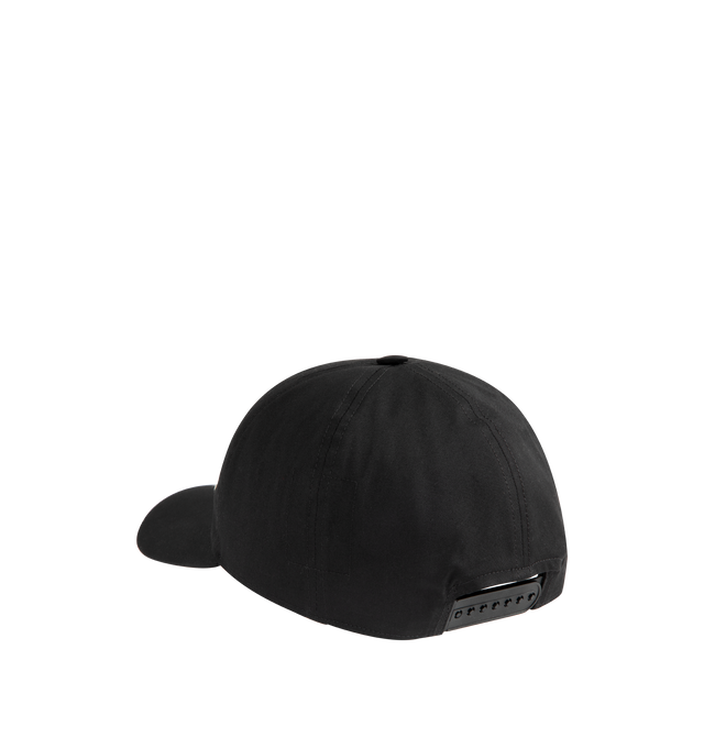 Image 2 of 2 - BLACK - DRKSHDW Temple of Love Baseball Cap featuring adjustable back strap and embroidered front graphic. 97% cotton, 3% elastane. Made in Italy. 