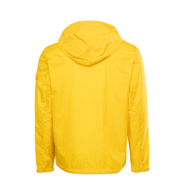Image 2 of 2 - YELLOW - MONCLER Etiache Jacket featuring rainwear lining, hood, zipper closure, zipped pockets, sleeve pocket and adjustable cuffs, hood and hem. 100% polyamide/nylon. 