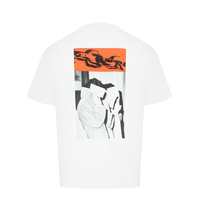 Image 2 of 2 - WHITE - CARHARTT WIP Sean Hamilton 01 T-Shirt featuring a loose fit, a midweight organic cotton jersey, graphic prints on the front and back, woven Square Label, short sleeves and crew neck. 100% cotton. 