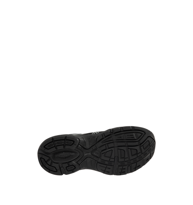 Image 4 of 5 - BLACK - Asics GEL-Kayano 14 Sneakers are lace-up style with rip-stop underlays, GEL cushioning, and TRUSSTIC support system. Unisex style in men's sizing. Imported from Indonesia. 