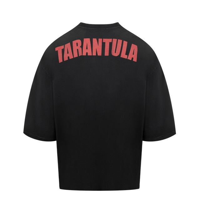 Image 2 of 2 - BLACK - WILLY CHAVARRIA Tarantula Buffalo Tee featuring a relaxed fit with a vintage wash, screen print on front and back, crew neck and elongated short sleeves. 100% cotton. Made in the USA. 