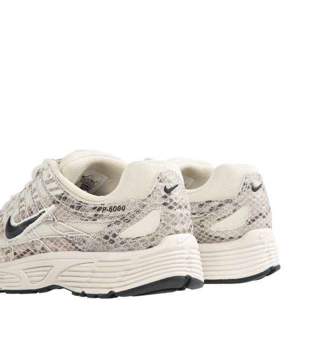 Image 3 of 5 - GREY - NIKE P-6000 SE Sneaker featuring textile upper with suede leather overlays, lace up closure, foam midsole and rubber outsole. 