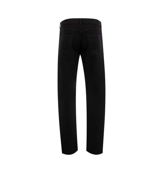 Image 2 of 3 - BLACK - The Row Burt Jeans are a 5-pocket style with a zip fly and a relaxed fit. 100% cotton. Made in Italy.  