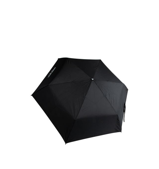 Image 2 of 2 - BLACK - Human Made Compact Umbrella has the brand's Duck motif on the handle and it comes with a bag for carrying. Wood, aluminum, polyester.  