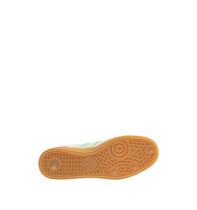Image 4 of 5 - PINK - ADIDAS Handball Spezial Sneaker featuring smooth leather upper accented with premium suede details, regular fit, lace closure, synthetic lining and rubber outsole. 