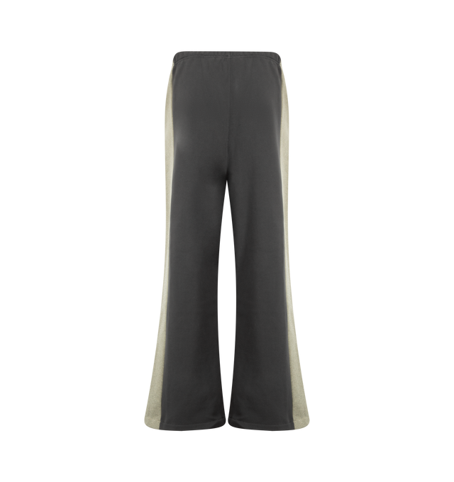 Image 2 of 3 - GREY - Fear of God Essentials Mens Lounge Pants are crafted from heavyweight 380 GSM cotton-blend core fleece. Feature a wide-leg fit, paneled construction, elasticized waistband with bungee drawcord, side-seam pockets, and an Essentials logo label. Main Material: 80% Cotton, 20% Polyester. 