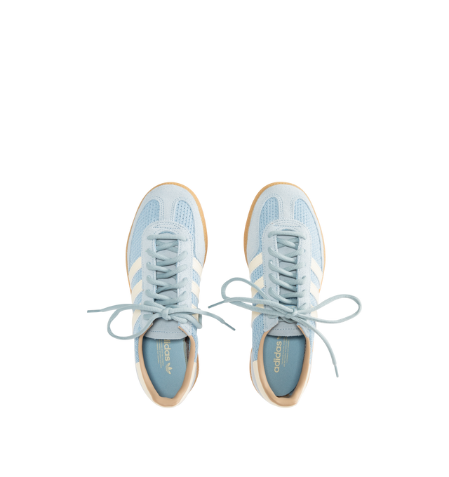 Image 5 of 5 - BLUE - ADIDAS Handball Spezial Sneaker featuring regular fit, lace closure, leather and synthetic upper, textile lining and rubber outsole. 