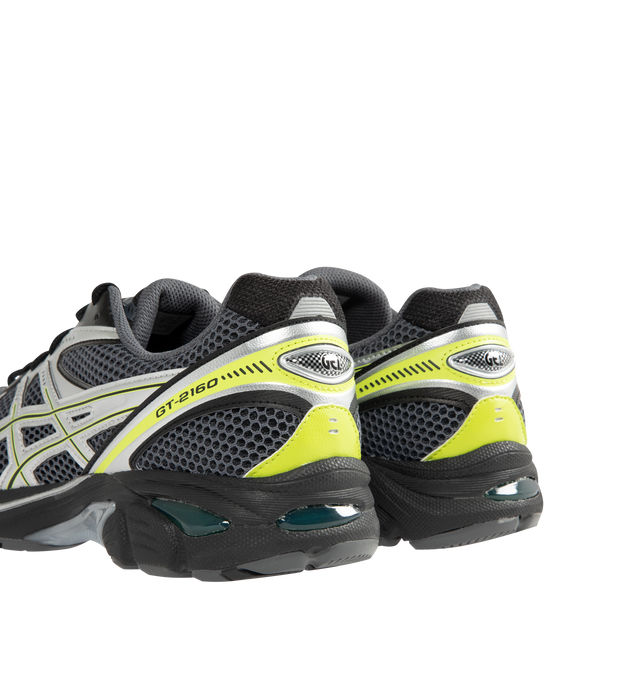 Image 3 of 5 - BLACK - ASICS GT-2160 Sneaker pays homage to the technical design language from the GT-2000 series in the early 2010s, segmented midsole structure and GEL technology inserts for advanced cushioning underfoot. This combination creates an industrial aesthetic that's met with advanced cushioning properties. Imported from Cambodia. 