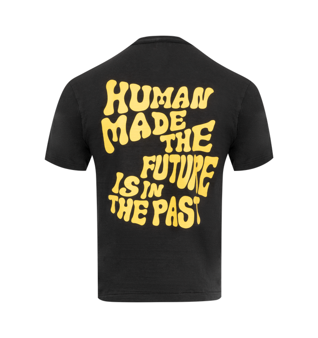 Image 2 of 2 - BLACK - HUMAN MADE Graphic T-Shirt #13 featuring crew neck, short sleeves, logo on front and back. 100% cotton. 
