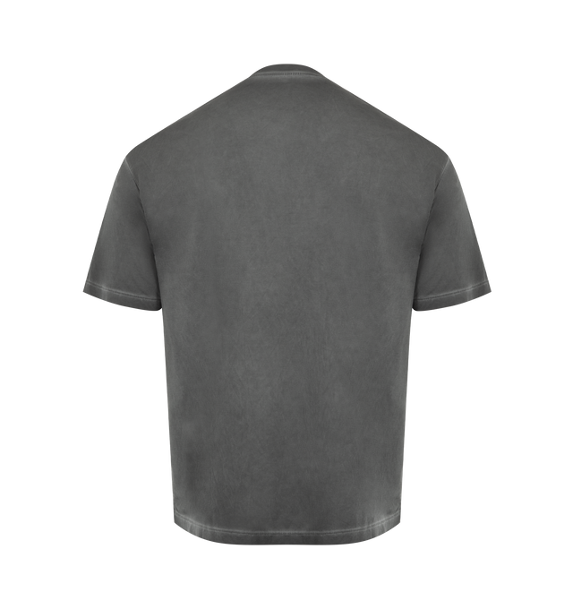 Image 2 of 3 - BLACK - SATISFY AuraLite T-Shirt featuring lightweight AuraLite recycled micro jersey from Japan, fast dry, moisture control, odor control, UV stop, dye with subtle variations that deepen with wear, reflective SATISFY logo and stealth-reflective SATISFY print, fully detachable care label on the outside, short sleeves and crew neck. 100% recycled polyester. 
