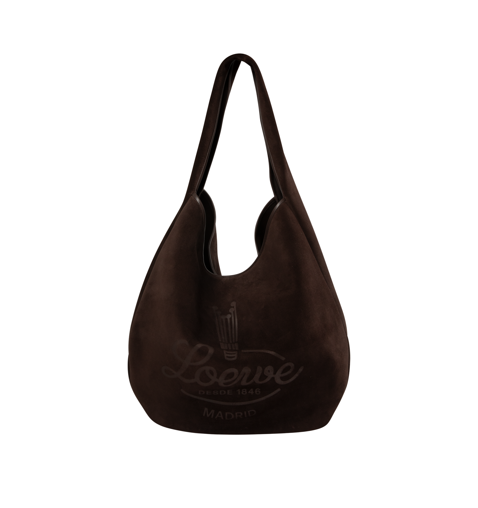 SUEDE ROOMY HOBO BAG
