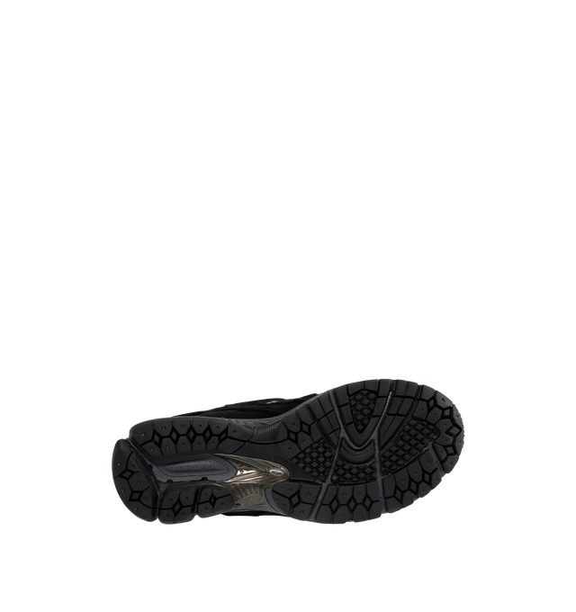 Image 4 of 5 - BLACK - NEW BALANCE 2002DX Sneaker featuring soft French terry fabric, ABZORB midsole, ABZORB SBS heel cushioning, N-ergy technology for superior shock absorption, atability Web outsole technology and GORE-TEX waterproof fabric. 