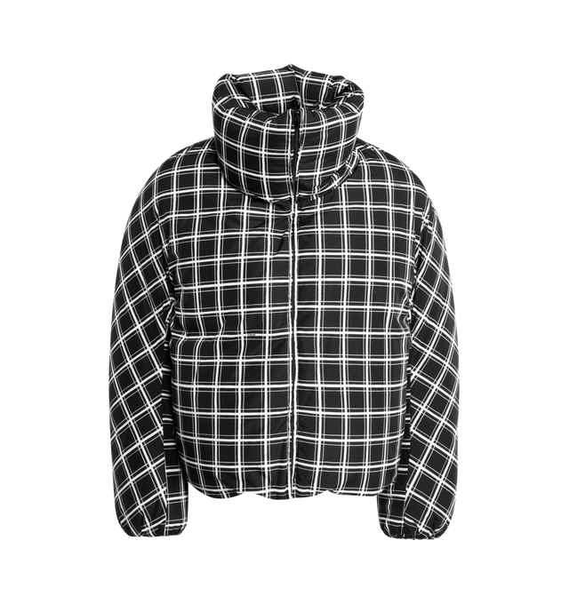 CHECKED OVERSIZED DOWN JACKET (MENS)