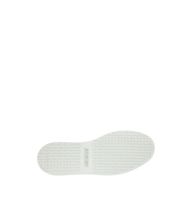 Image 4 of 5 - YELLOW - JACQUEMUS The Ff Skate Sneakers featuring canvas upper, round toe, flat cotton laces, embroidered signature and monogram logos, rubber sole and canvas insole and lining. 100% cotton. Made in Portugal. 