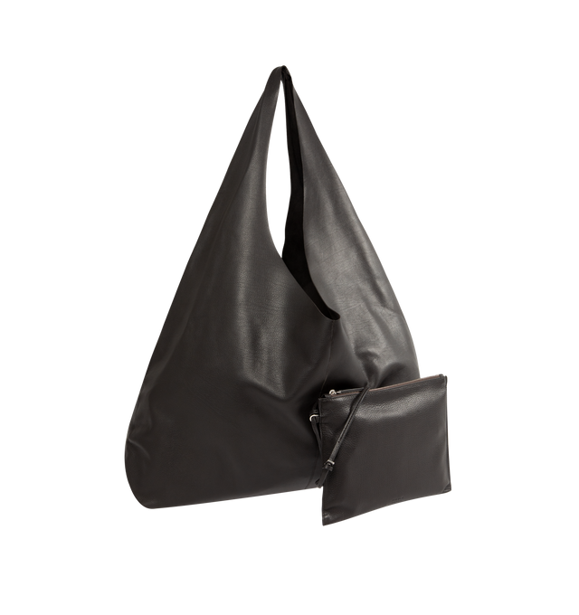 Image 2 of 3 - BROWN - THE ROW New Bindle Bag featuring fixed strap, one internal compartment and leather lining. 32cm x 44cm x 10cm. 100% calf. Made in Italy. 