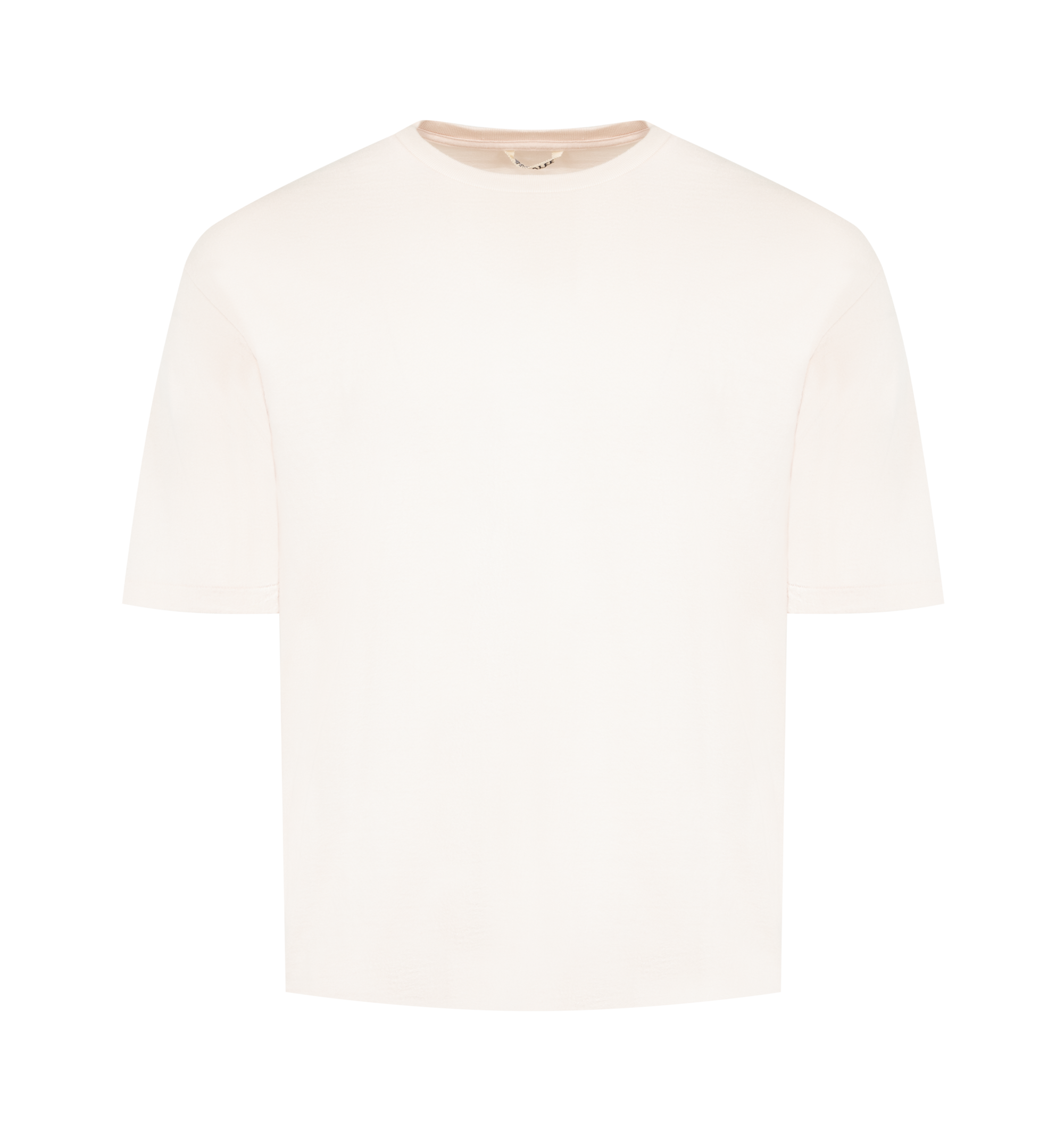 BRUSHED ORGANIC COTTON JERSEY TEE