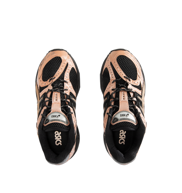 Image 5 of 5 - ORANGE - ASICS Gel-Nimbus 10.1 Sneaker featuring GEL-NIMBUS 10 upper, asymmetric mesh upper, synthetic leather overlays, synthetic leather quarter pane, rearfoot and forefoot GEL technology and dope-dyed recycle socklining mesh. 