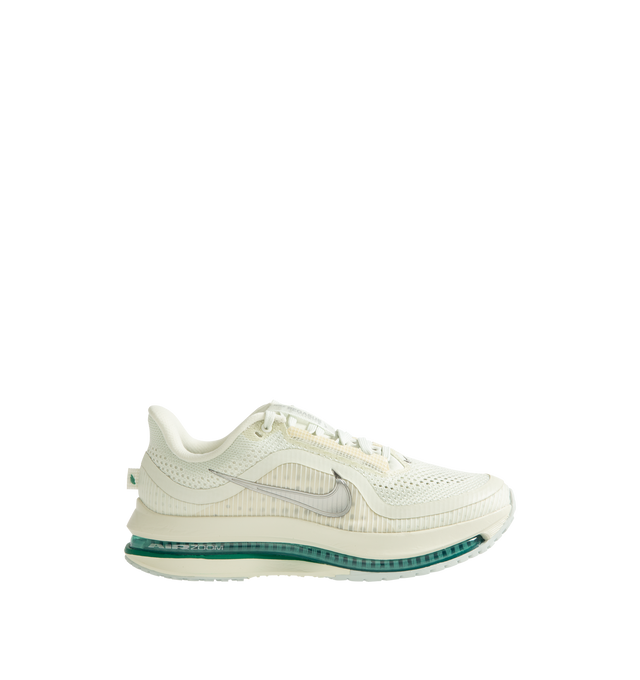 Image 1 of 5 - WHITE - NIKE Pegasus Premium Sneaker featuring engineered mesh on upper, full-length ZoomX foam, full-Length Air Zoom cushioning, full-length Air Zoom unit, ReactX Foam Foundation and modified waffle outsole with high-abrasion rubber to provide traction. 