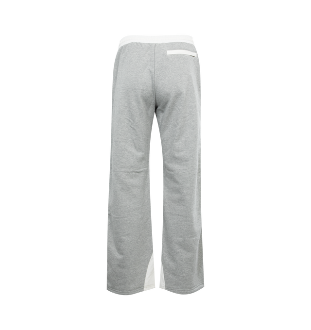 Image 2 of 3 - WHITE - DIESEL P-Berto Trousers featuring loose fit, elasticated drawstring waist, side zip pockets and back zip pocket and drawstring cuffs. 82% cotton, 18% polyester. 