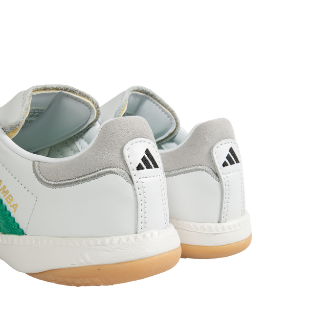 Image 3 of 5 - GREEN - ADIDAS Samba shoes crafted with a premium leather and suede upper, plus an EVA midsole and Torsion Bar for enhanced cushioning.  