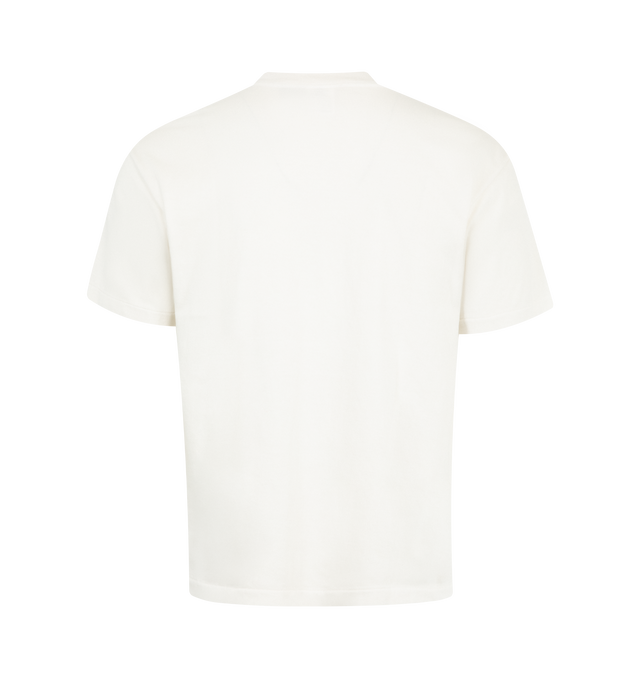 Image 2 of 2 - WHITE - SAINT MICHAEL Baby Michael Tee featuring ribbed crewneck, short sleeves and graphic print on front. 100% cotton. Made in Japan.  