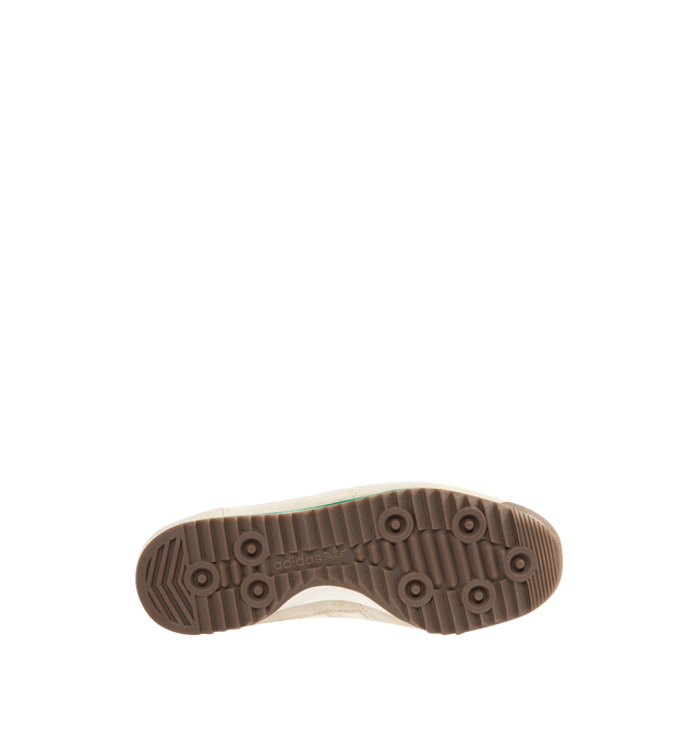 Image 4 of 5 - WHITE - ADIDAS SL 72 OG Sneakers featuring a mixed leather and textile upper, regular fit, lace closure, leather sockliner, flexible rubber outsole and iconic 3-Stripes and Trefoil branding. 
