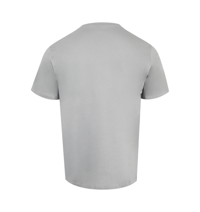 Image 2 of 2 - GREY - LOEWE Anagram T-Shirt has a crew neck, signature Anagram logo, and short sleeves. 100% cotton. Made in Portugal.  