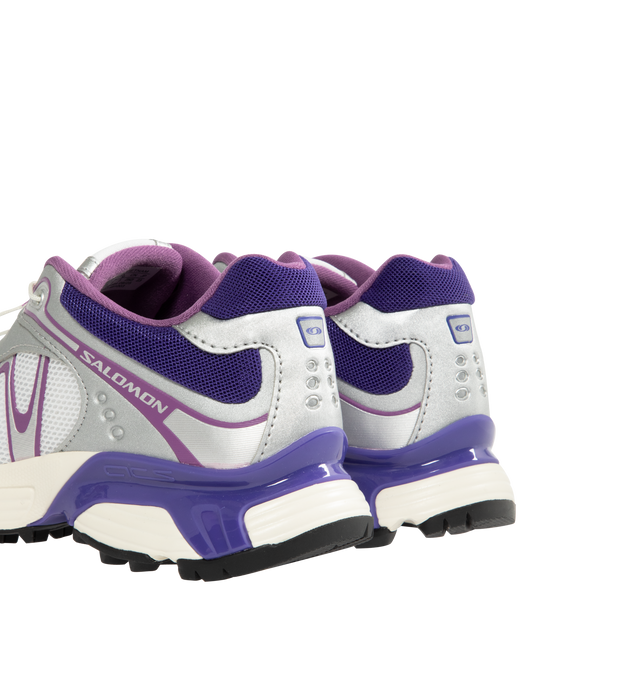Image 3 of 5 - MULTI - SALOMON XT-Whisper Sneaker featuring textile and synthetic upper, quickLACE, agileChassis System, OrthoLite diecut sockliner, textile lining, anti-debris mesh, chevron lugs and mud contaGRIP. 