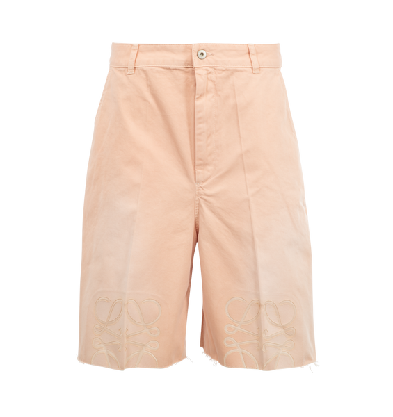 【LOEWE】 Paula's Ibiza Anagram Bermuda shorts Paula's Ibiza Anagram cotton twill Bermuda shorts in blue